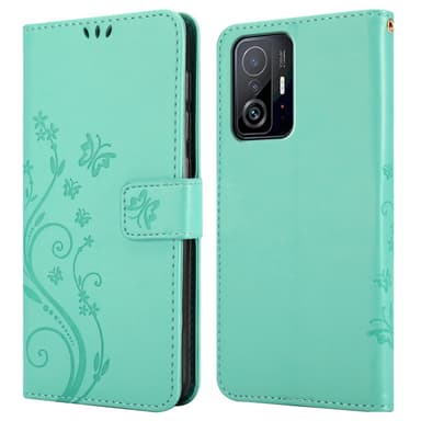 Xiaomi 11T / 11T PRO Plånboksfodral Skal (Turkos)