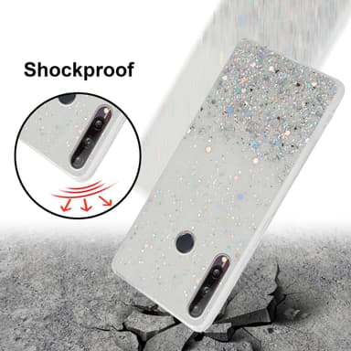Huawei P40 LITE E Skal Fodral Case (Genomskinlig)