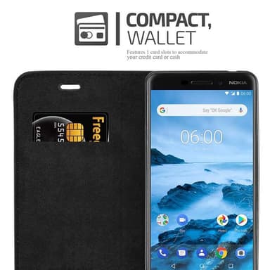 Nokia 6.1 Skal Fodral Case (Svart)