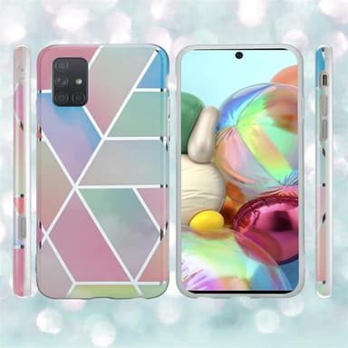 Samsung Galaxy A71 5G Plånboksfodral Skal (Rosa)