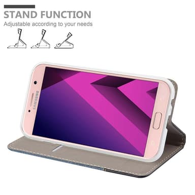 Samsung Galaxy A7 2017 Plånboksfodral Skal (Blå)
