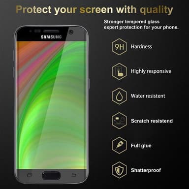 Samsung Galaxy S7 3x Skyddsglas Skyddsfilm Skärmskydd
