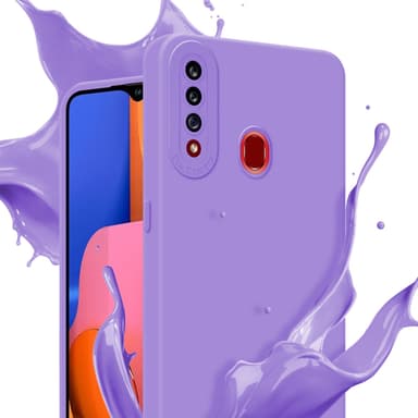Samsung Galaxy A20s Skal Fodral Case (Lila)