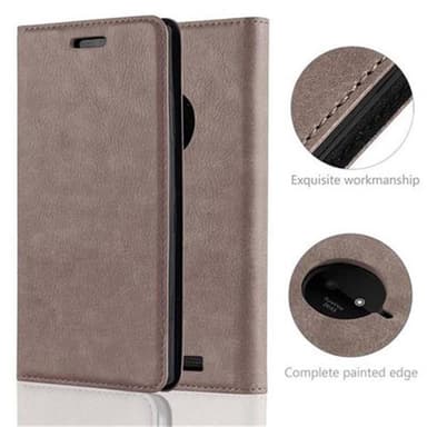 Nokia Lumia 830 Skal Fodral Case (Brun)