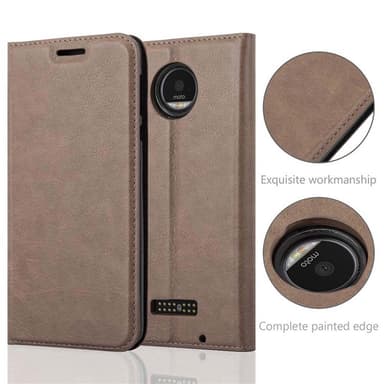 Motorola MOTO Z Skal Fodral Case (Brun)