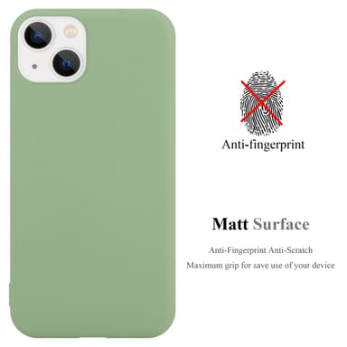 Skal iPhone 14 Fodral Case (Grön)