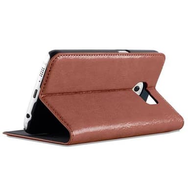 Samsung Galaxy S6 Skal Fodral Case (Brun)