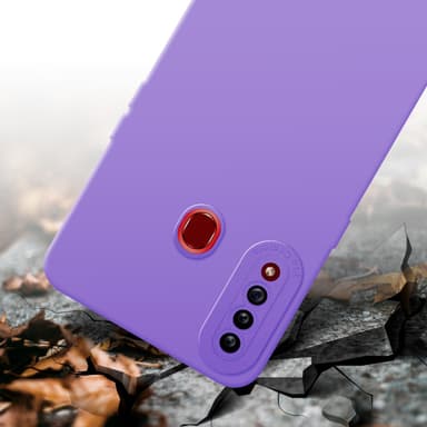 Samsung Galaxy A20s Skal Fodral Case (Lila)