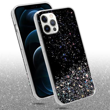 iPhone 12 PRO MAX Skal Fodral Case (Svart)