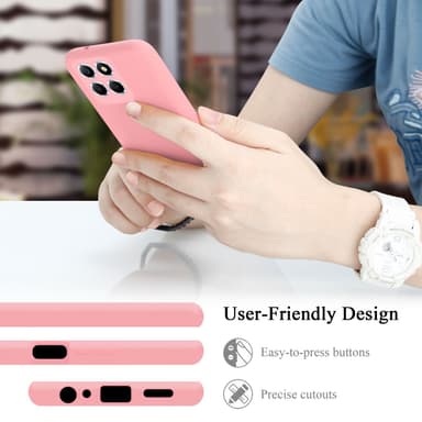 Honor X8 5G Skal Fodral Case (Rosa)