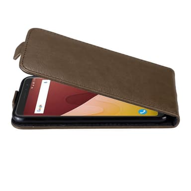 WIKO VIEW PRIME Flipfodral Skal (Brun)