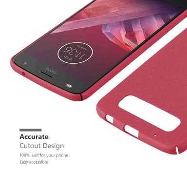 Motorola MOTO Z2 PLAY / Z2 FORCE Skal Fodral Case (Röd)