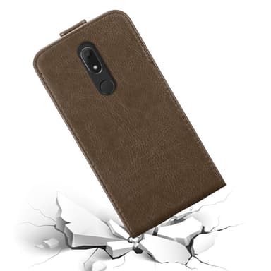 WIKO VIEW PRIME Flipfodral Skal (Brun)