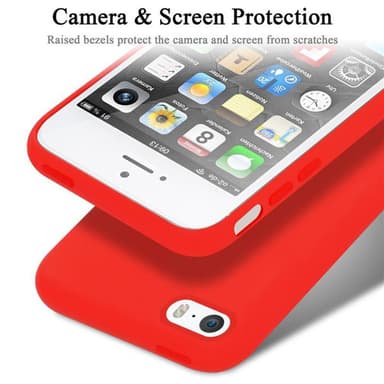iPhone 5 / 5S / SE 2016 Skal Fodral Case (Röd)