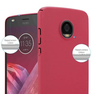 Motorola MOTO Z2 PLAY / Z2 FORCE Skal Fodral Case (Röd)