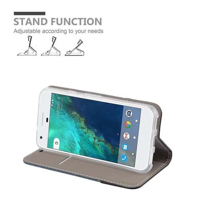 Google PIXEL Plånboksfodral Skal (Blå)