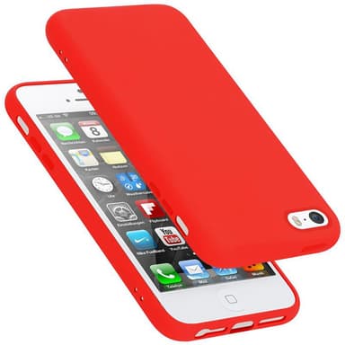 iPhone 5 / 5S / SE 2016 Skal Fodral Case (Röd)