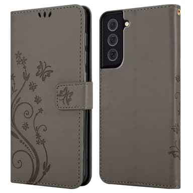 Samsung Galaxy S22 Plånboksfodral Skal (Grå)