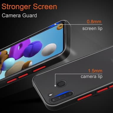 Samsung Galaxy A21 Skal Fodral Case (Transparent)