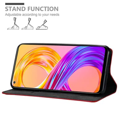 Realme 8 4G / 8 PRO Skal Fodral Case (Röd)
