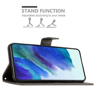 Samsung Galaxy S22 Plånboksfodral Skal (Grå)