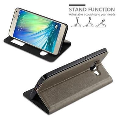 Samsung Galaxy A5 2015 Plånboksfodral Skal (Brun)