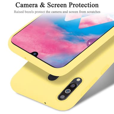 Samsung Galaxy M30 / A40s Skal Fodral Case (Gul)