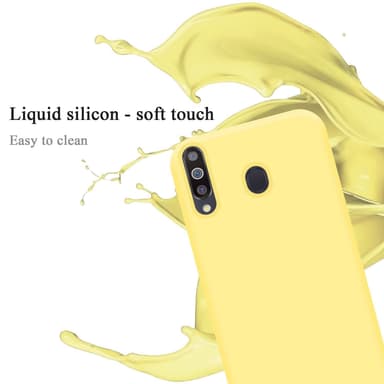 Samsung Galaxy M30 / A40s Skal Fodral Case (Gul)