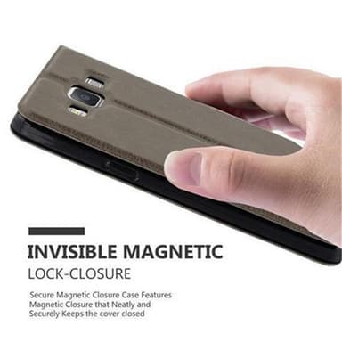 Samsung Galaxy A5 2015 Plånboksfodral Skal (Brun)