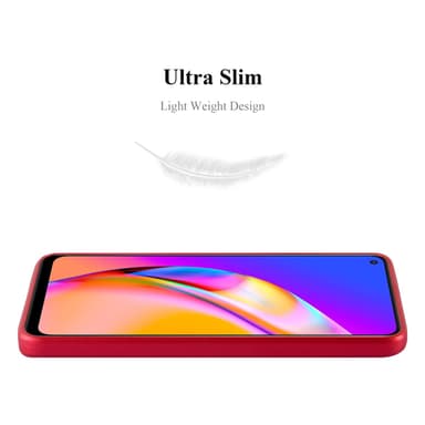 Skal Oppo A94 5G Fodral Case (Röd)
