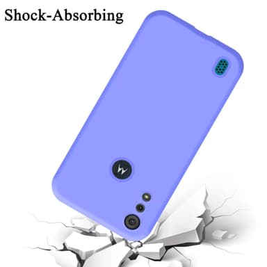 Motorola MOTO E6s 2020 Skal Fodral Case (Lila)