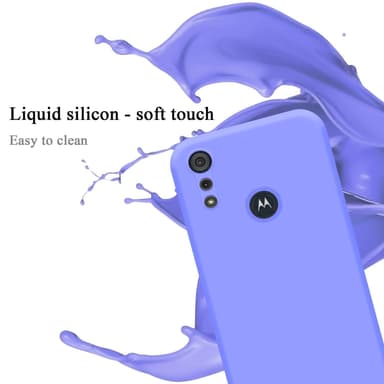 Motorola MOTO E6s 2020 Skal Fodral Case (Lila)