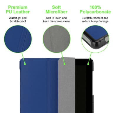 Microsoft Surface GO Skal Fodral Case (Blå)