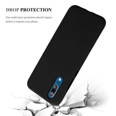 Huawei P20 Skal Fodral Case (Svart)