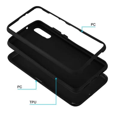 Huawei P20 Skal Fodral Case (Svart)
