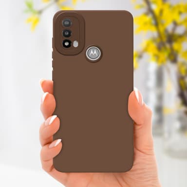 Motorola MOTO E20 Skal Fodral Case (Brun)