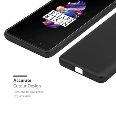 Skal OnePlus 5 Fodral Case (Svart)