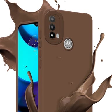 Motorola MOTO E20 Skal Fodral Case (Brun)