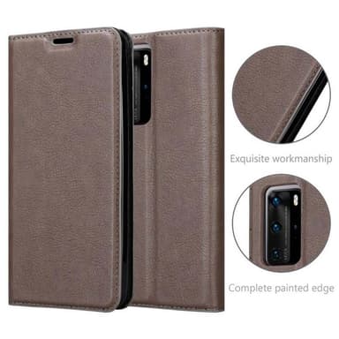 Huawei P40 PRO / P40 PRO+ Skal Fodral Case (Brun)