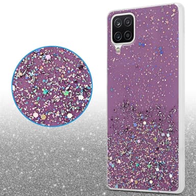 Samsung Galaxy A12 / M12 Skal Fodral Case (Lila)