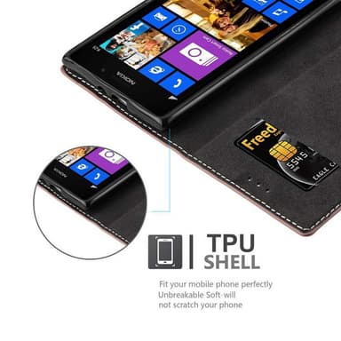 Nokia Lumia 925 Skal Fodral Case (Rosa)