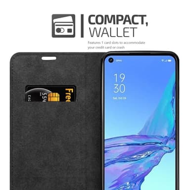 Oppo A53 Skal Fodral Case (Svart)