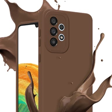 Samsung Galaxy A72 4G / 5G Skal Fodral Case (Brun)