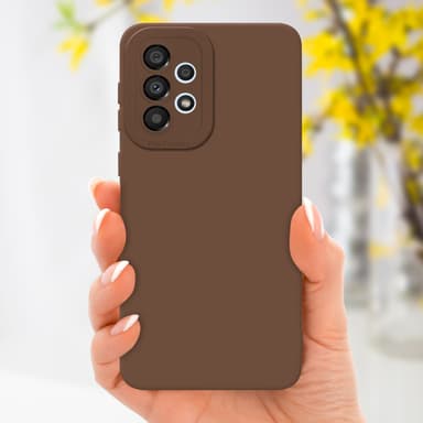 Samsung Galaxy A72 4G / 5G Skal Fodral Case (Brun)