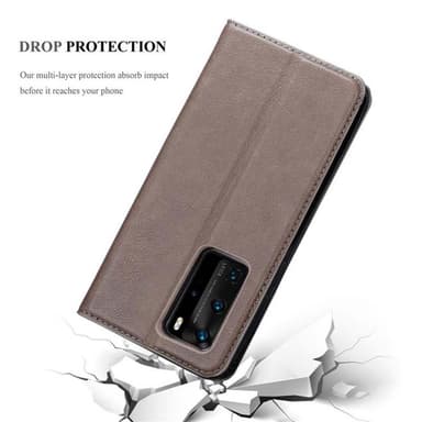 Huawei P40 PRO / P40 PRO+ Skal Fodral Case (Brun)