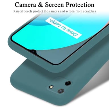Realme C11 2020 Skal Fodral Case (Grön)