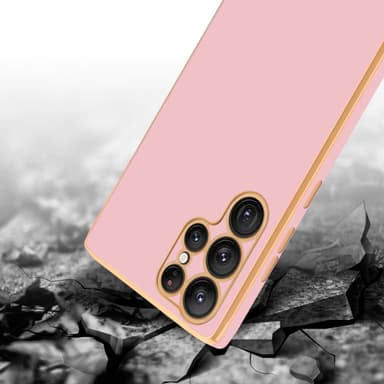 Samsung Galaxy S22 ULTRA Skal Fodral Case (Rosa)