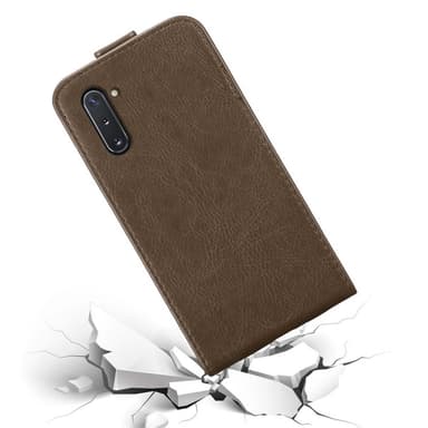 Samsung Galaxy NOTE 10 Flipfodral Skal (Brun)