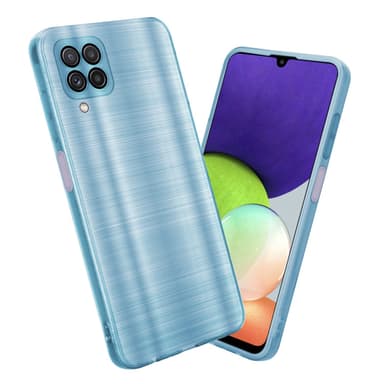Samsung Galaxy A22 4G Skal Fodral Case (Turkos)