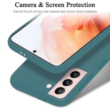Samsung Galaxy S21 5G Skal Fodral Case (Grön)